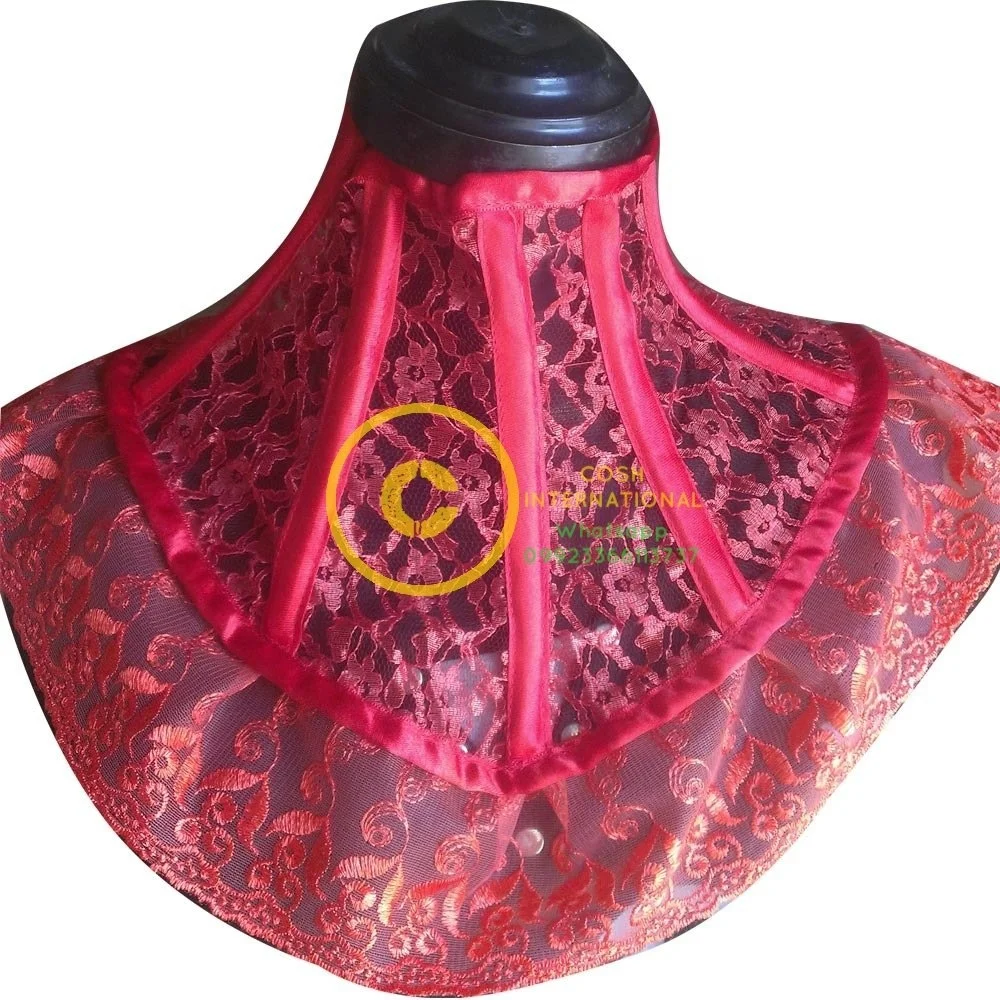 COSH CORSET Original Steel Boned Red Mesh Neck Corset Customized Best Selling Vendors and Exporter From Pakistan