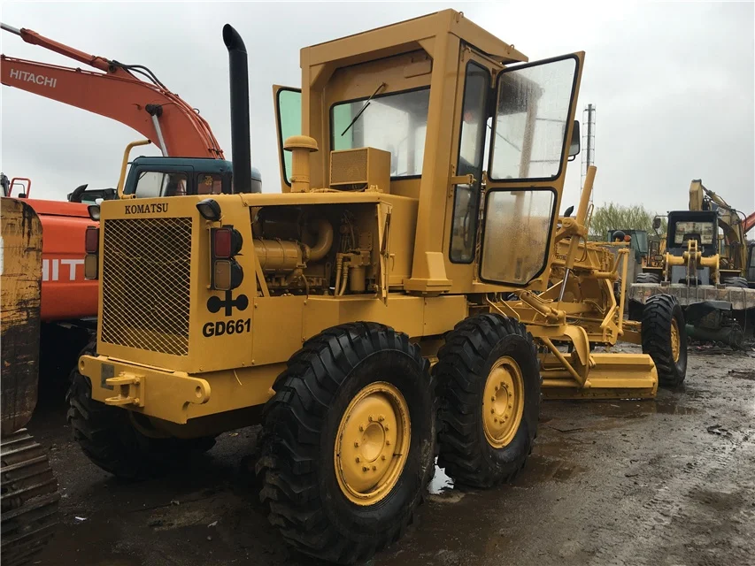 
Japan original negotiable price used Komatsu GD661A-1 motor grader GD661 in condition <span style=
