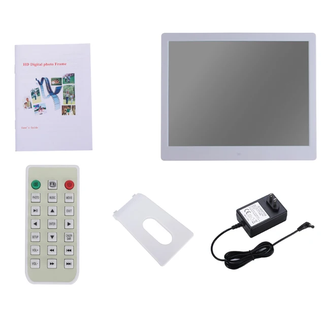 16-inch hd digital video player with 4:3 screen, remote control and build-in memory
