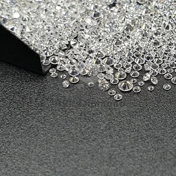 0.07 to 0.13 Ct Natural Brilliant Diamond H I VVS Purity GIA Certified Polished Loose Melee White Color Jewelry Applications
