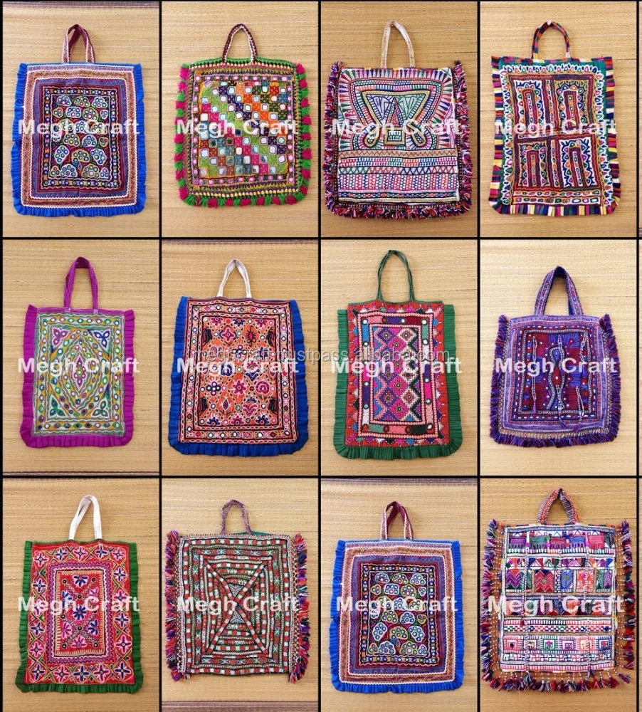 Indian Traditional Theli Handbag Ethnic Indian Banjara Handmade Theli Bag- Vintage Gypsy bag with Mirrors Theli BAG