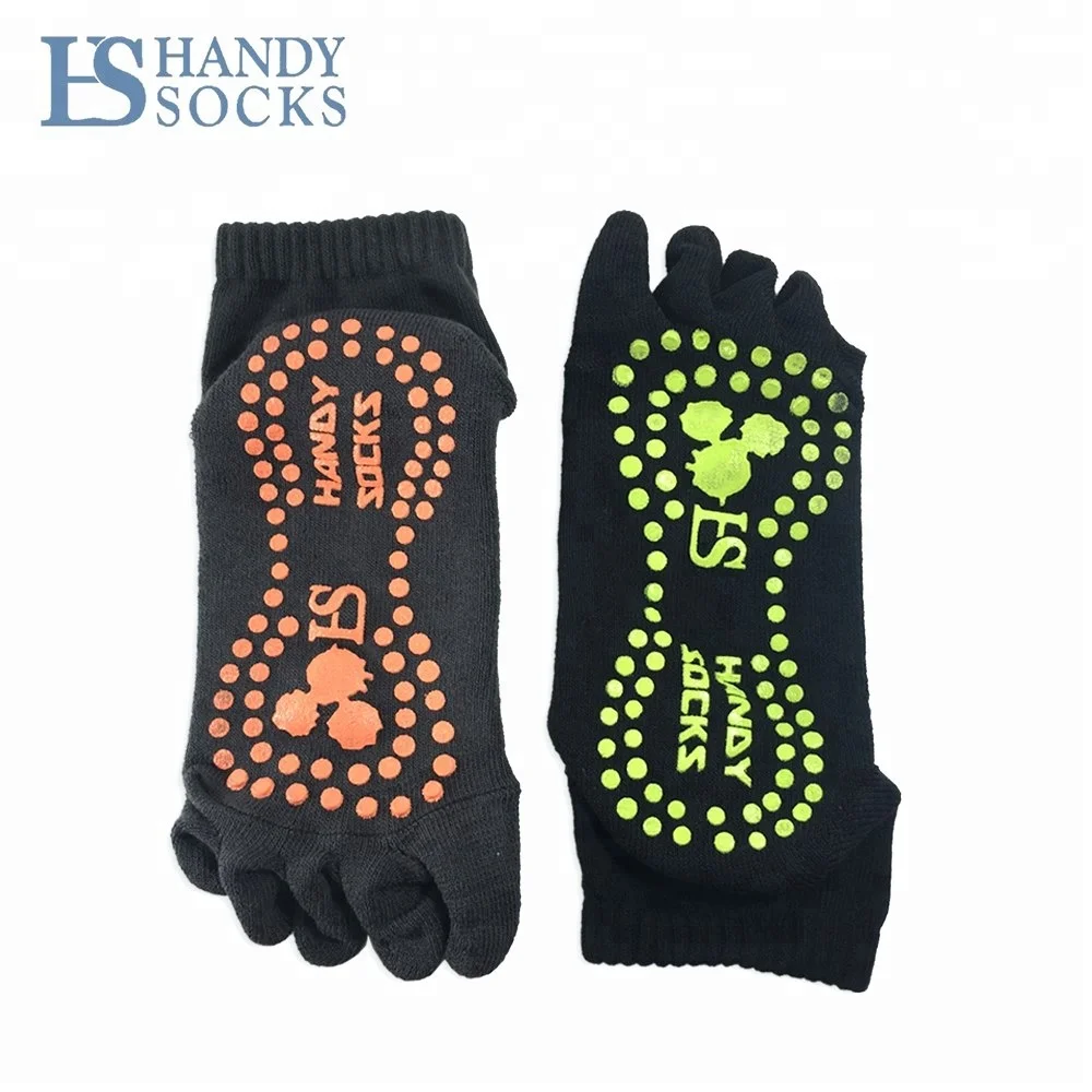trampoline non slip dots cotton sport socks