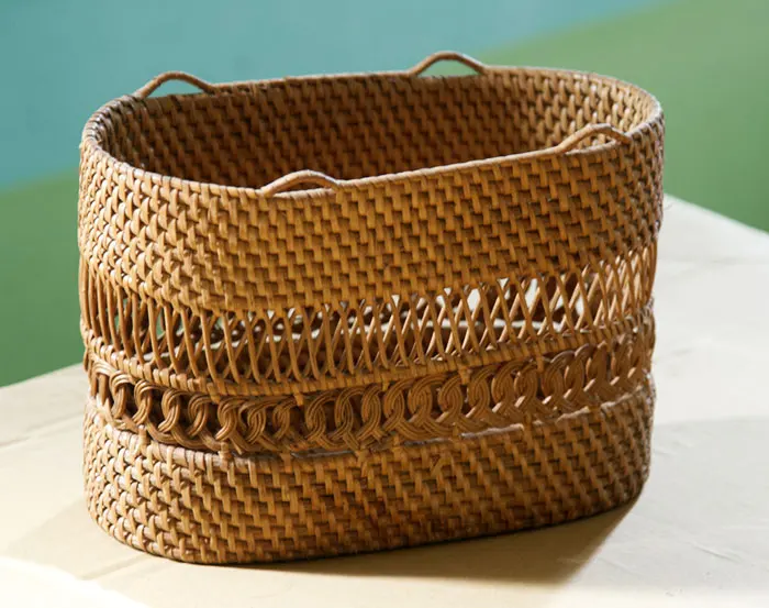 Распродажа товаров из ротанга и бамбука-корзина из натурального бамбука и ротанга/стулья/пакет/поднос/миска .. Бытовые одноразовые товары