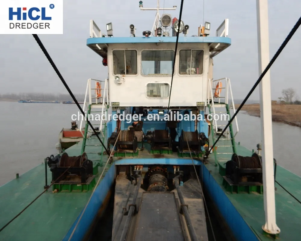 China HICL HCS150 6inch 550m3/h cutter suction sand/mud dredger for hot sale (CCS certificate)