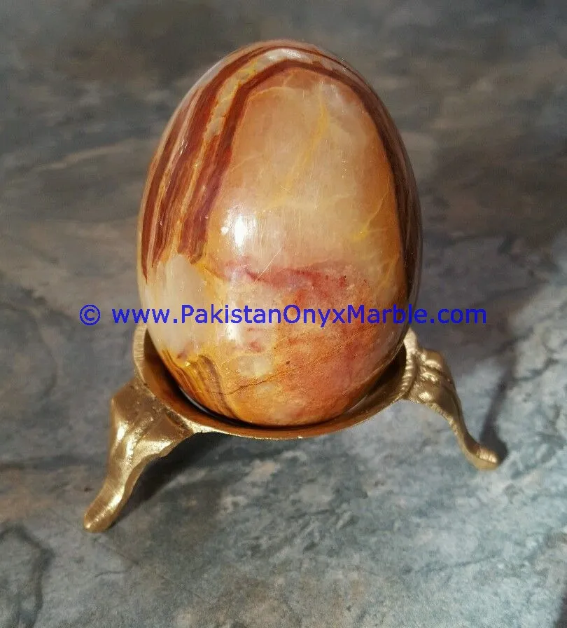Pakistan Polished Multi Green Onyx Egg Handicrafts Marble Stone Carved Decoration for Home for Love Style
