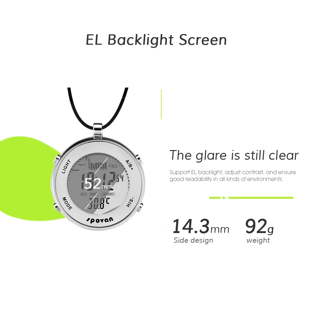 Cheap pocket watch with altimeter thermometer barometer