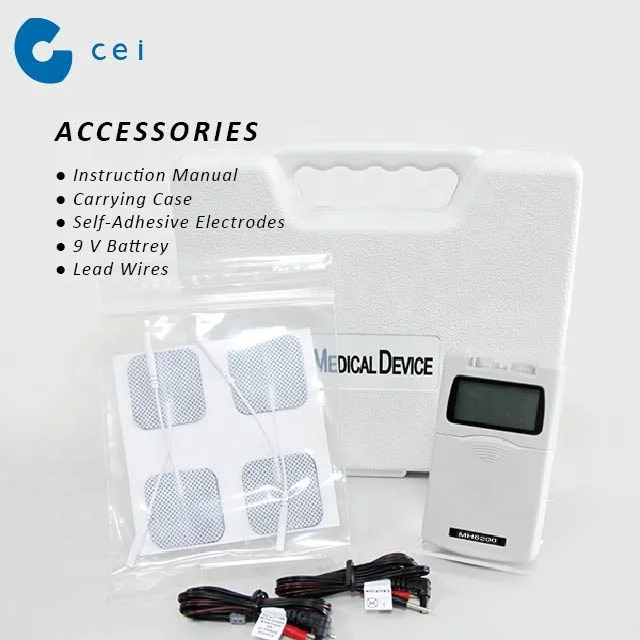 NEW Electric Handheld Massager Vibrator Physical Therapy Equipments Pain Relief Device TENS Machine