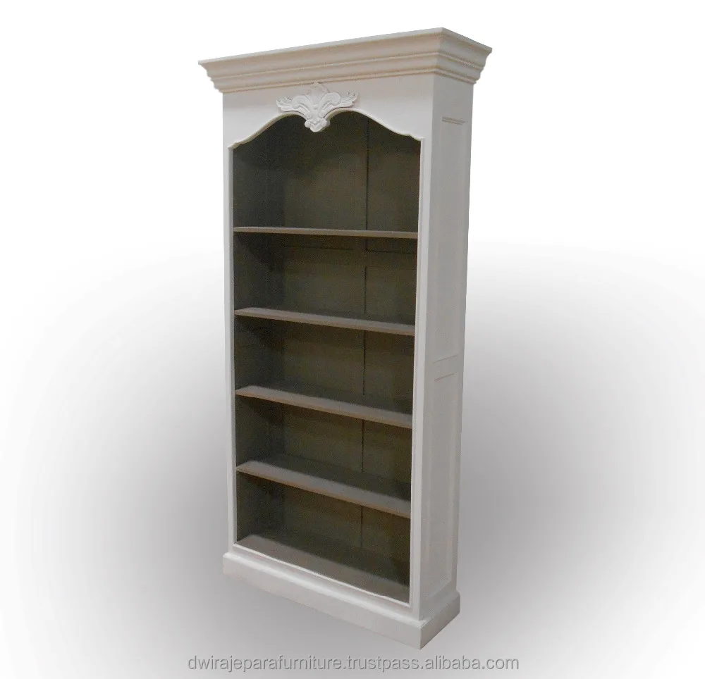 French Furniture Indonesia of Classic Mahogany Vintage Bookcase