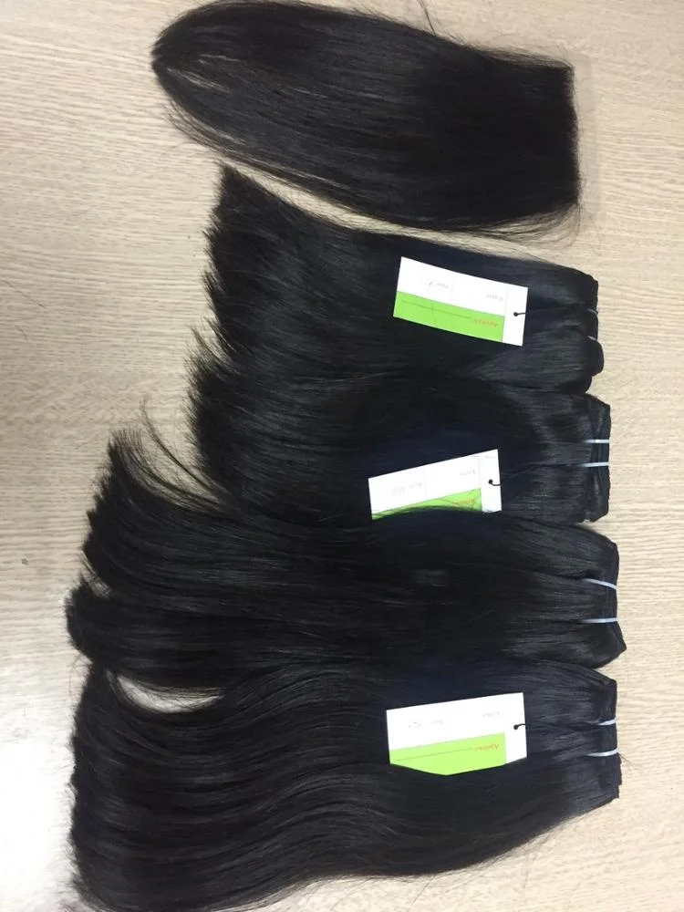 100% HUMAN HAIR VIETNAMESE DOUBLE DRAWN STRAIGHT HAIR EXTENSION