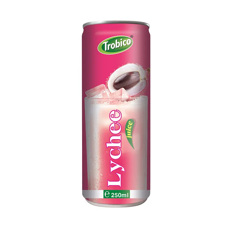 Lychee Fruit Juice Drink 250ml Vietnam Beverage Company Reasonable Price High Quality Soft Drink Low MOQ