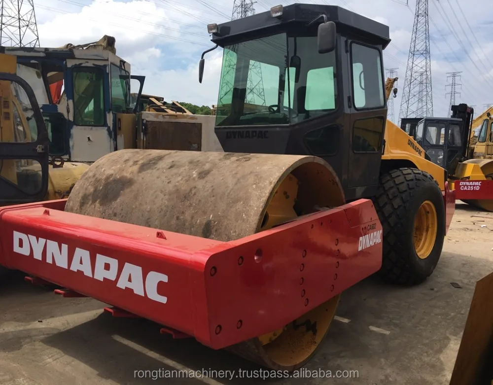  Подержанный дорожный каток dynapac CA602 для продажи на площадке в Шанхае
