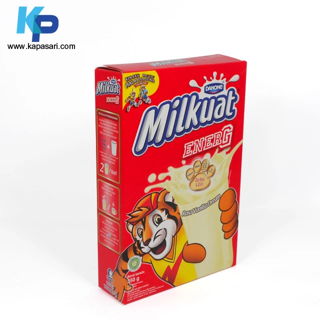 
 Молочный порошок, бумажная коробка, упаковка с животным печатным дизайном  