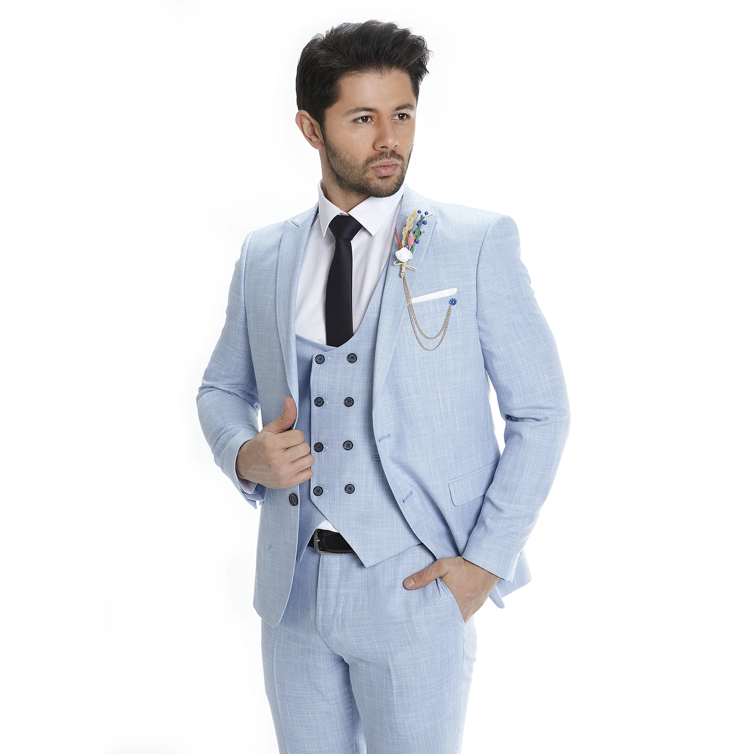 Latest Design New Fashion Luxury Cheap And  High Italian Quality Custom Suit For Men whosale