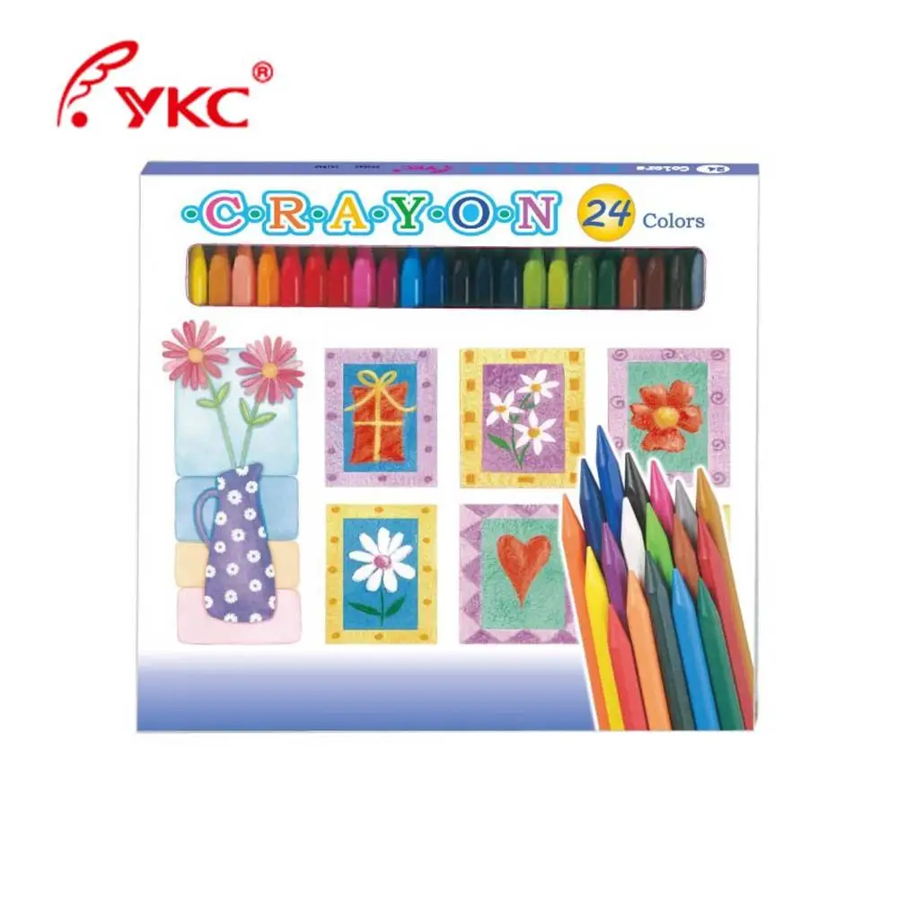 
PF0240 Non toxic Plastic crayon 24 colors plastic crayon 