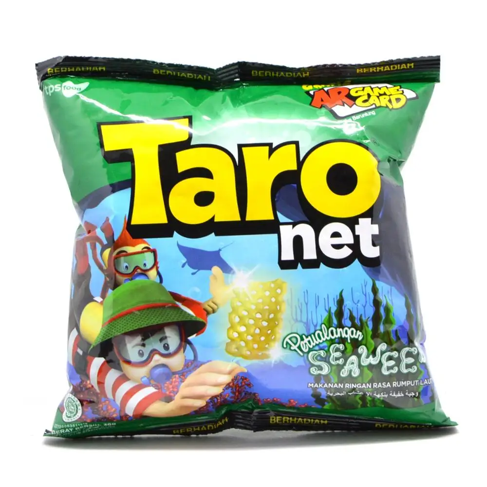 Рисовые закуски TARO | Происхождение из Индонезии