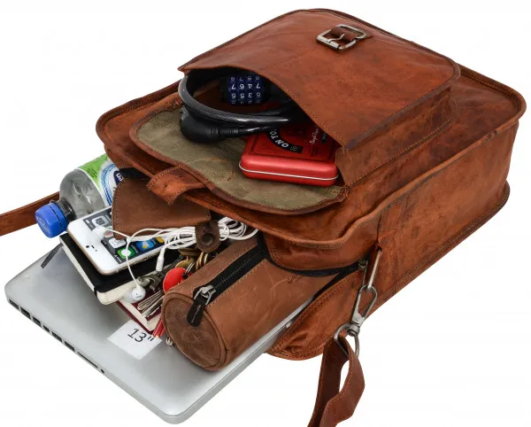 Hot Sell Vintage designer handmade genuine leather tablet bag For Sale At Discount Price