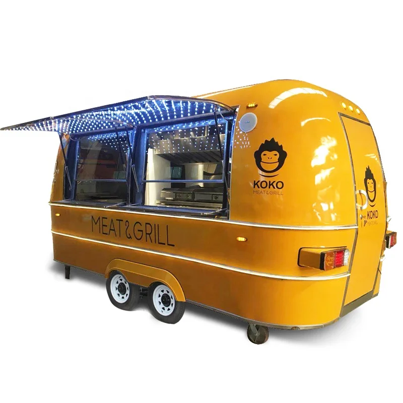 
catering concession mobile kitchen fast food truck trailer 