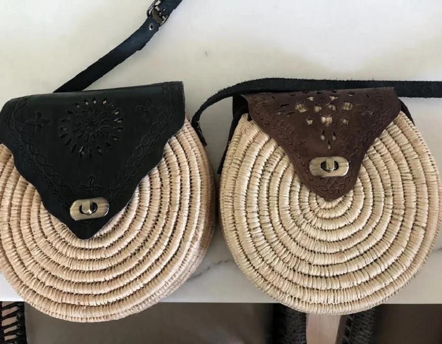 Top Quality Moroccan Handmade Raffia Shoulder bags