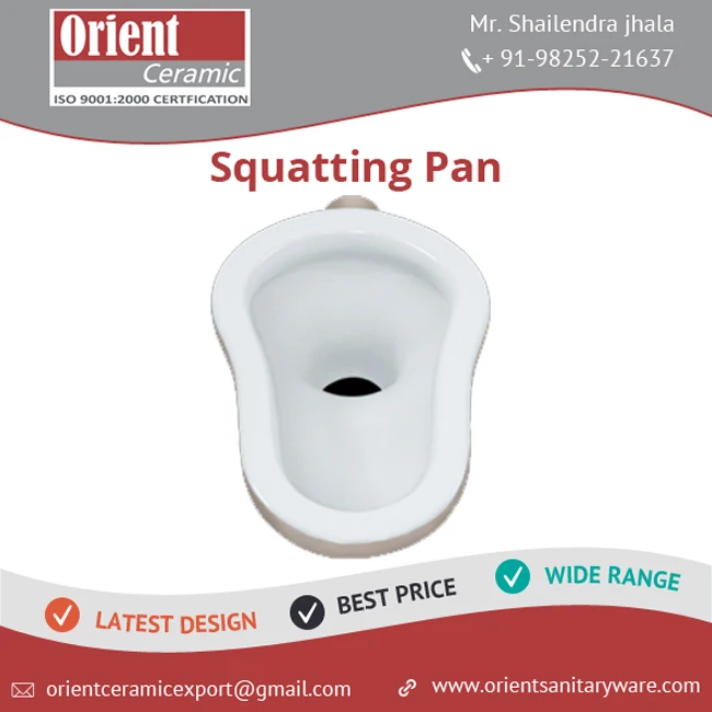  Premium New Ceramic Sanitary Ware Crack Proof Squatting Pan