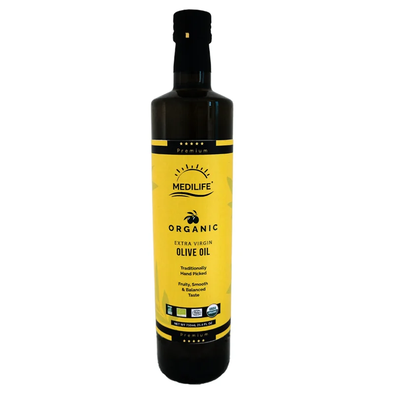 Dorica Bottle,750mL, Sweet Fruity Olive Oil. ISO certified