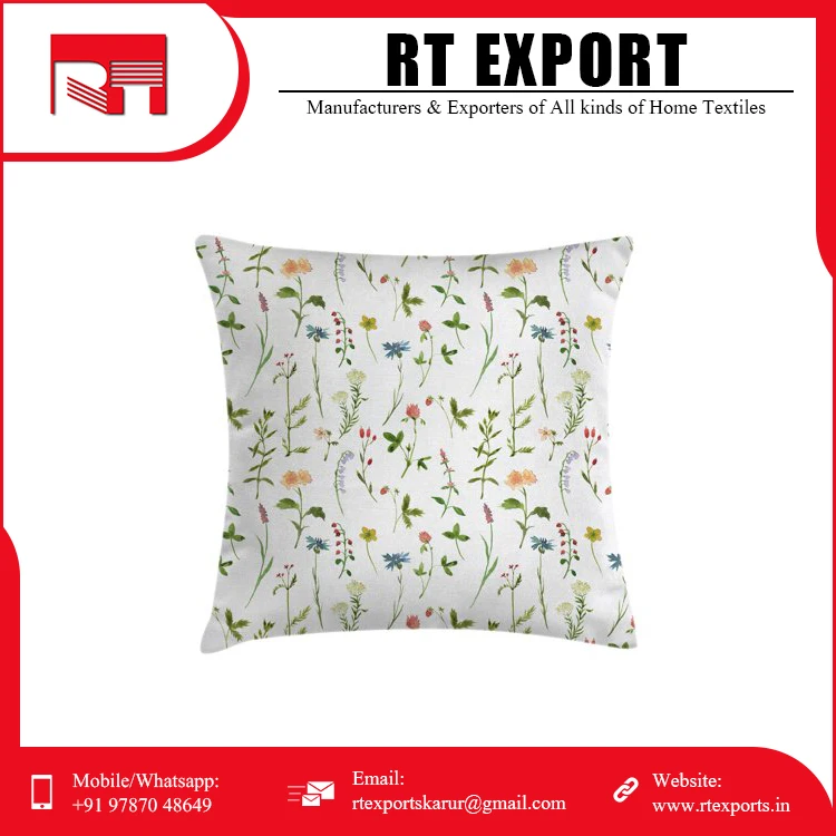 The Trendiest Personalized Printed 100% Cotton Personalized Logo Pillowcases Indian Manufacturer