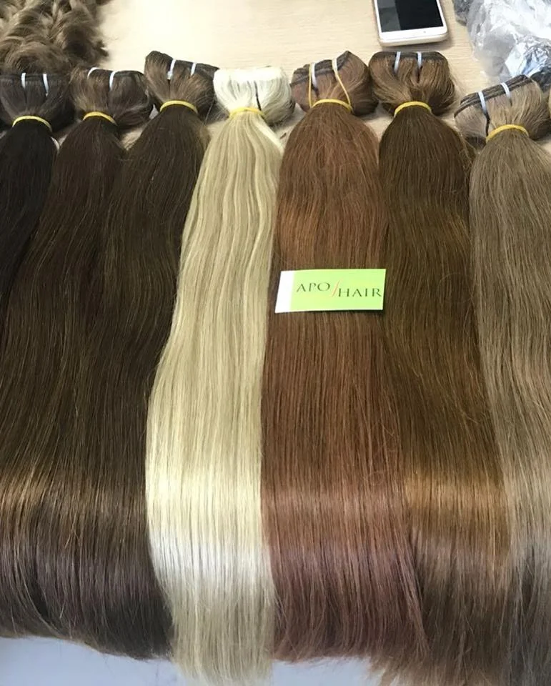 100% HUMAN HAIR VIETNAMESE DOUBLE DRAWN STRAIGHT HAIR EXTENSION