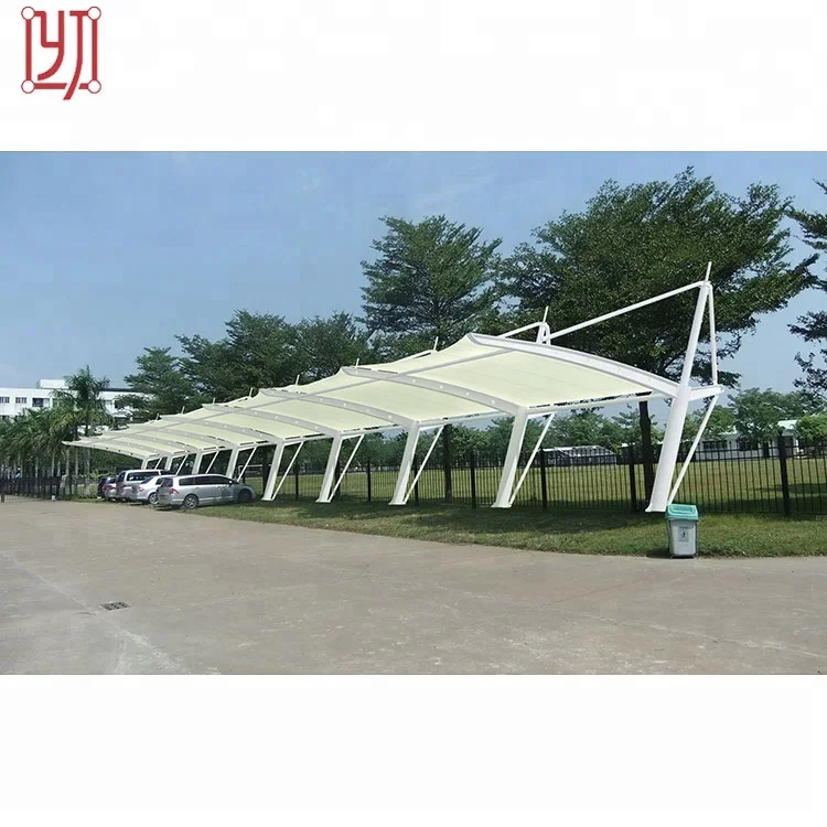 Competitive cell practical car parking steel canopy carport