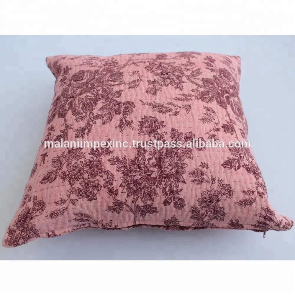 Fair Trade Summer Home Interior Designer Printed Cushion Cover For Home Decoration