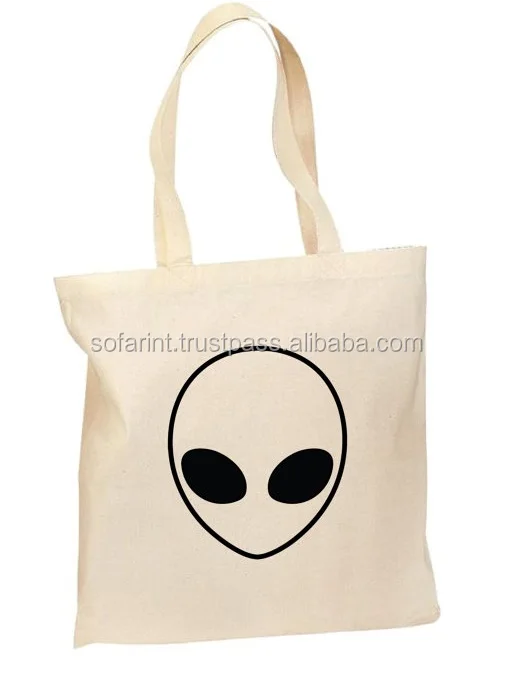 100% COTTON TOTE BAGS/ SHOPPING BAG/ COTTON GROCERY BAG