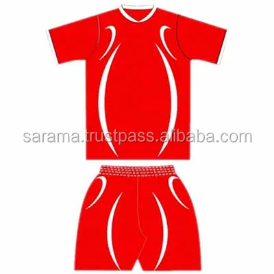 New model design men sports shirt custom club logo printing football jerseys set soccer uniform