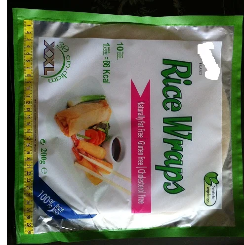 Vietnamese Best Price Premium Quality 100% Rice Flour 22 cm round Pattern Best Rice Paper