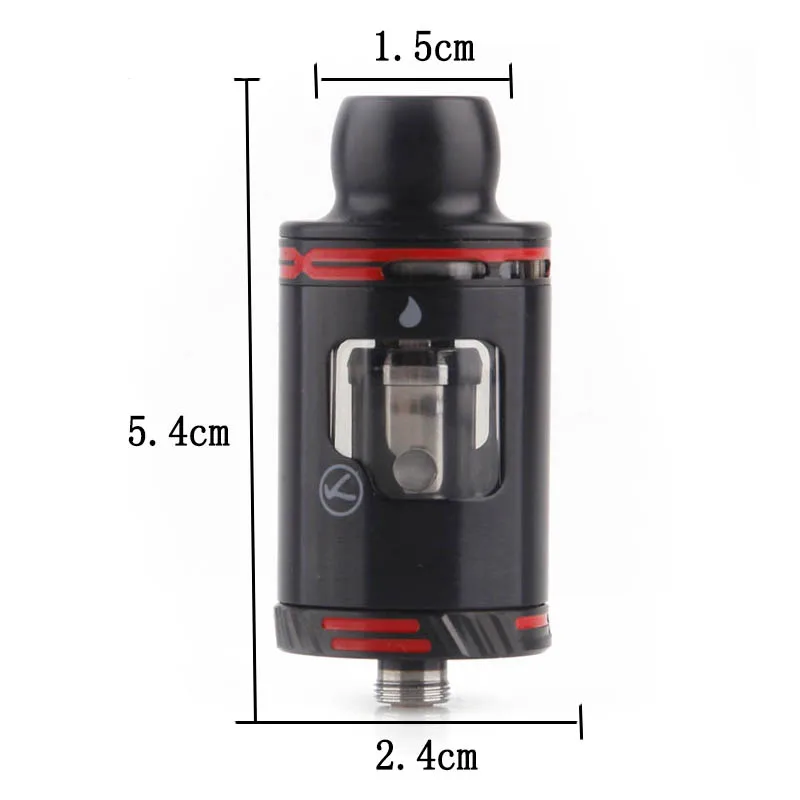 
KangerTech iKEN E Cig Tank AKD Atomizer 4ml SSOCC SS 0.2 ohm Coil Head for Kanger iKen Box Mod Kit 