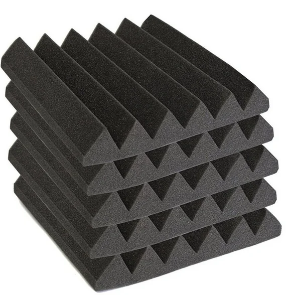 Egg crate shape sponge acoustic sound insulation