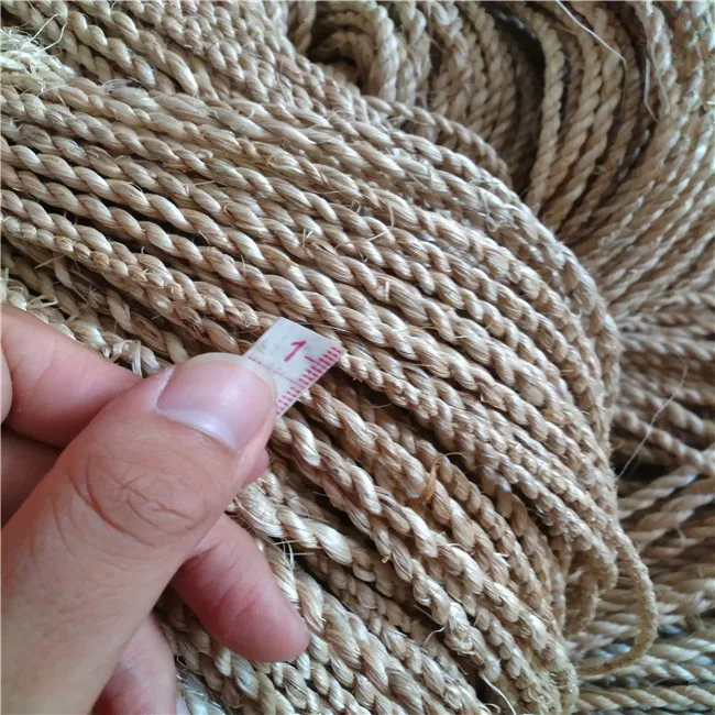 handmade different size of manila abaca rope used for animal tie pure flower packing  nature fiber rope