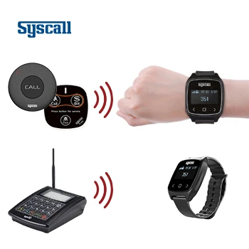 Syscall direct pager for waiter or nurse and doctor at restaurant, cafe and hospital, wireless paging system