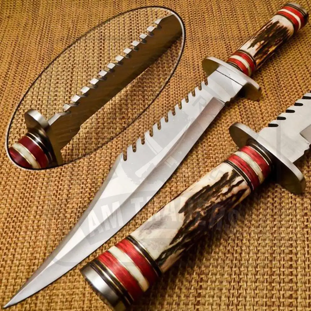 
Stainless Steel Custom HandMade Bowie Style Knife DT-18-SK545 