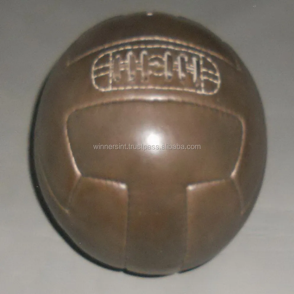 Vintage Leather Soccer Balls Classic Style for Sports Enthusiasts