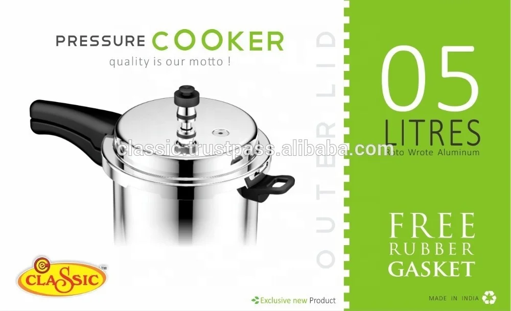 
High Quality Stainless Steel Pressure Cooker Made in India 