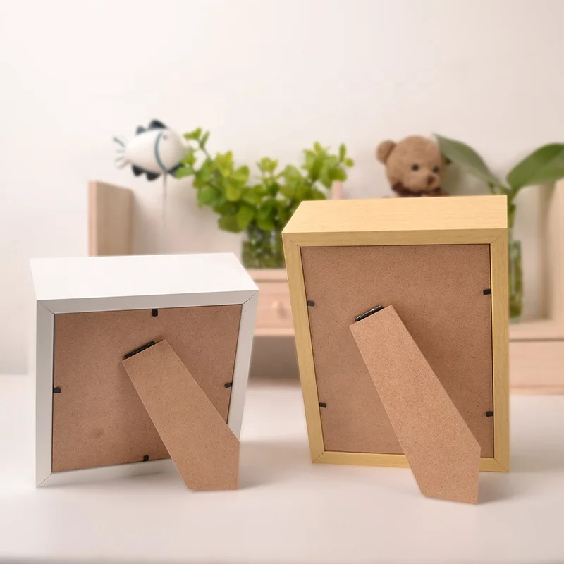 plastic square box 6x6 shadow box with plant