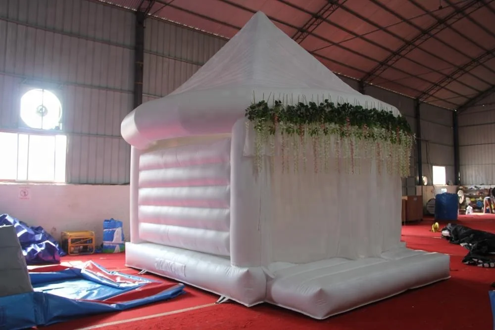 multi color white inflatable wedding bounce castle wedding party inflatable castle bouncy