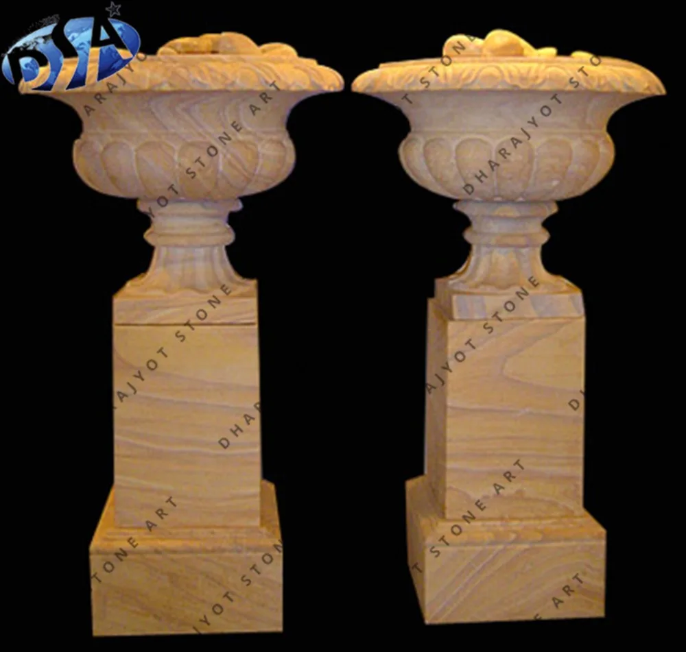 indian rainbow twins sandstone flower pot ball shaped planters plant stand grow bags pots for plants ceramic pots long flower