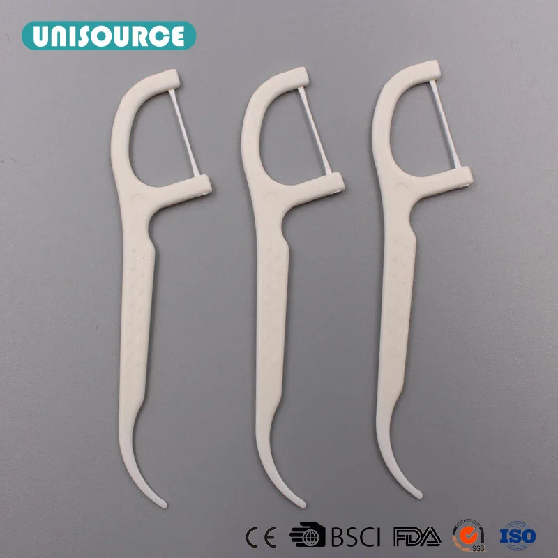 Floss Pick Manualfacture UHMWPE Thread Registered Dental Floss Picks Individually Wrapped