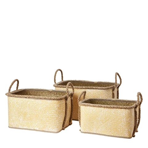 Spring&Summer 2019 high quality handmade bamboo rattan basket BK201923 ACHIO Vietnam manufacturer SGS, INTERTEK