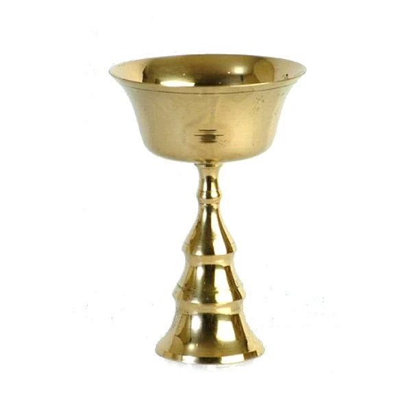 Tibetan Buddhist Butter Brass Oil Lamp  Tibetan Brass Butter Lamps Candle Holders at best wholesale price made in India