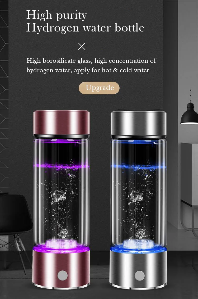 Водородная бутылка для воды 2020 Новинка FZ22HW PEM разделение кислорода и водорода бело ионизатор нано-пузырьков h2 aivee высокая концентрация