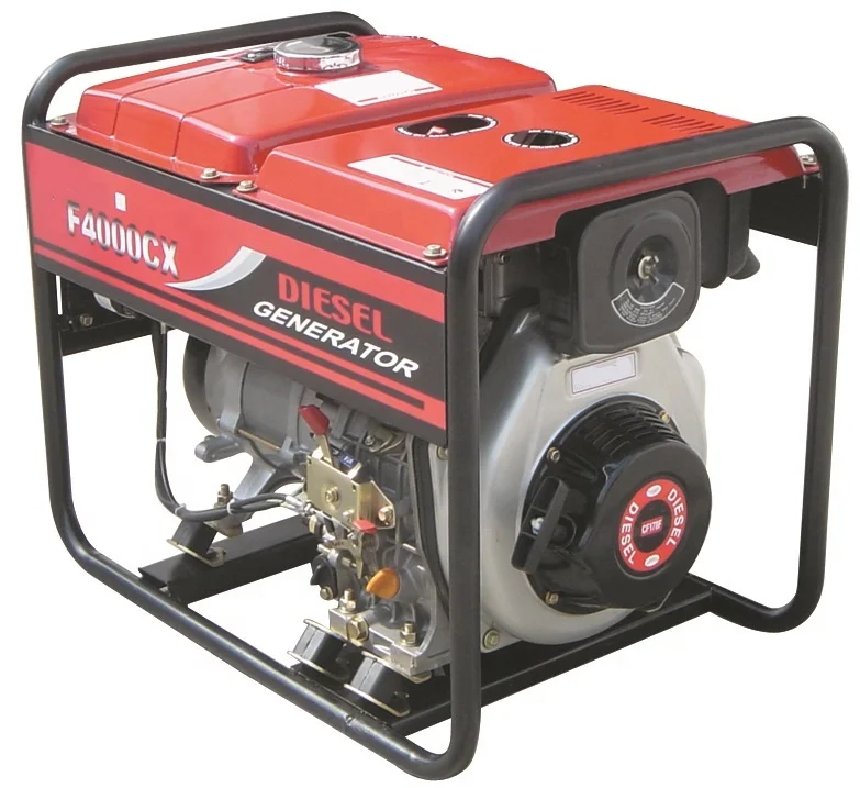  3 кВт Однофазный Дизельный Портативный электрический генератор открытого типа