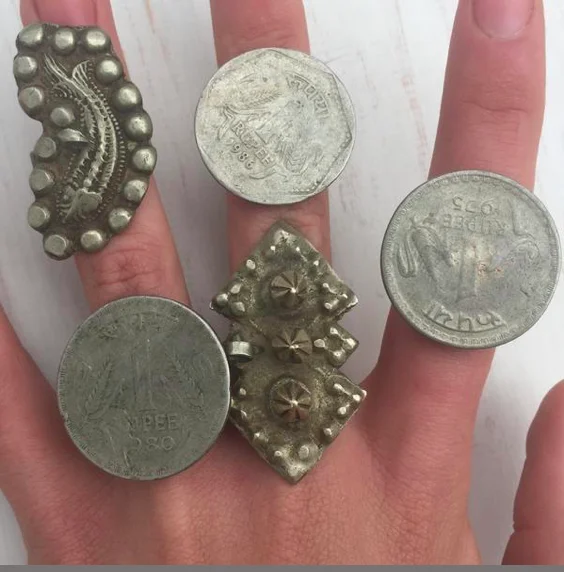 Винтажные кольца Banjara смешанного дизайна