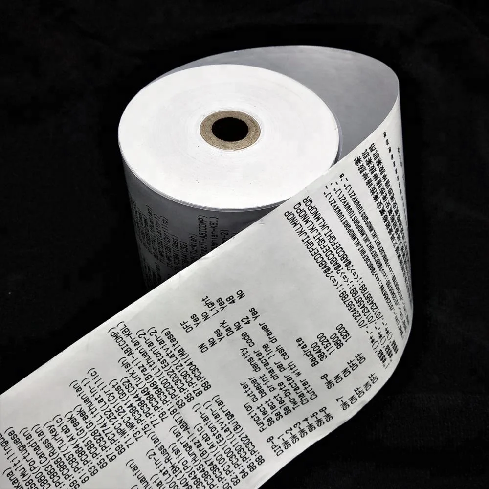Made In Malaysia High Quality Thermal Paper Roll 80*80mm 80*70mm with paper or plastic core
