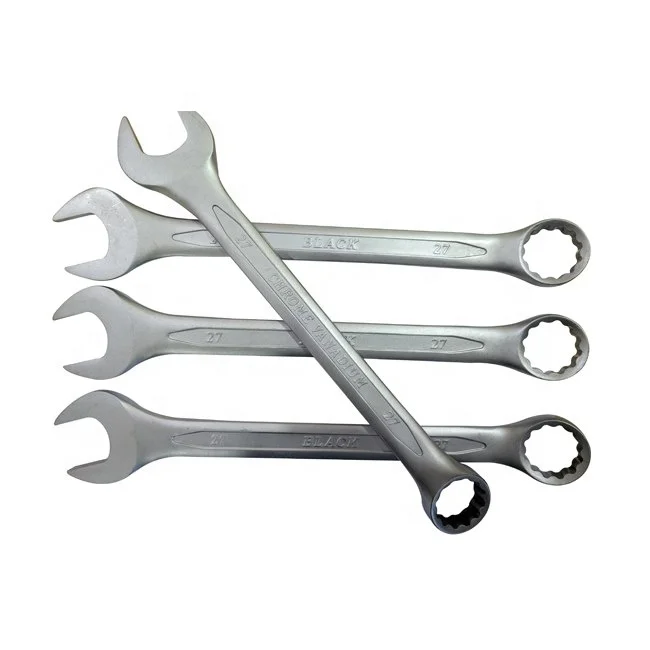 High Quality 27mm Combination Spanner Wrench Set Mirror Polish Chrome Finish Industrial Filter Wrench Direct Factory Price