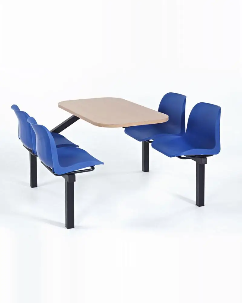 School Dining Furniture Durable Metal Construction for Classroom and Cafeteria Use